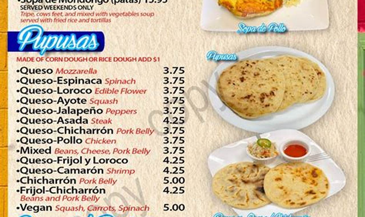 Explore a Salvadorian Food Menu: Dishes & Prices World’s Most Delicious Foods: Must-Try Dishes from Every Country Explore a Salvadorian Food Menu: Dishes & Prices | World’s Most Delicious Foods: Must-Try Dishes from Every Country
