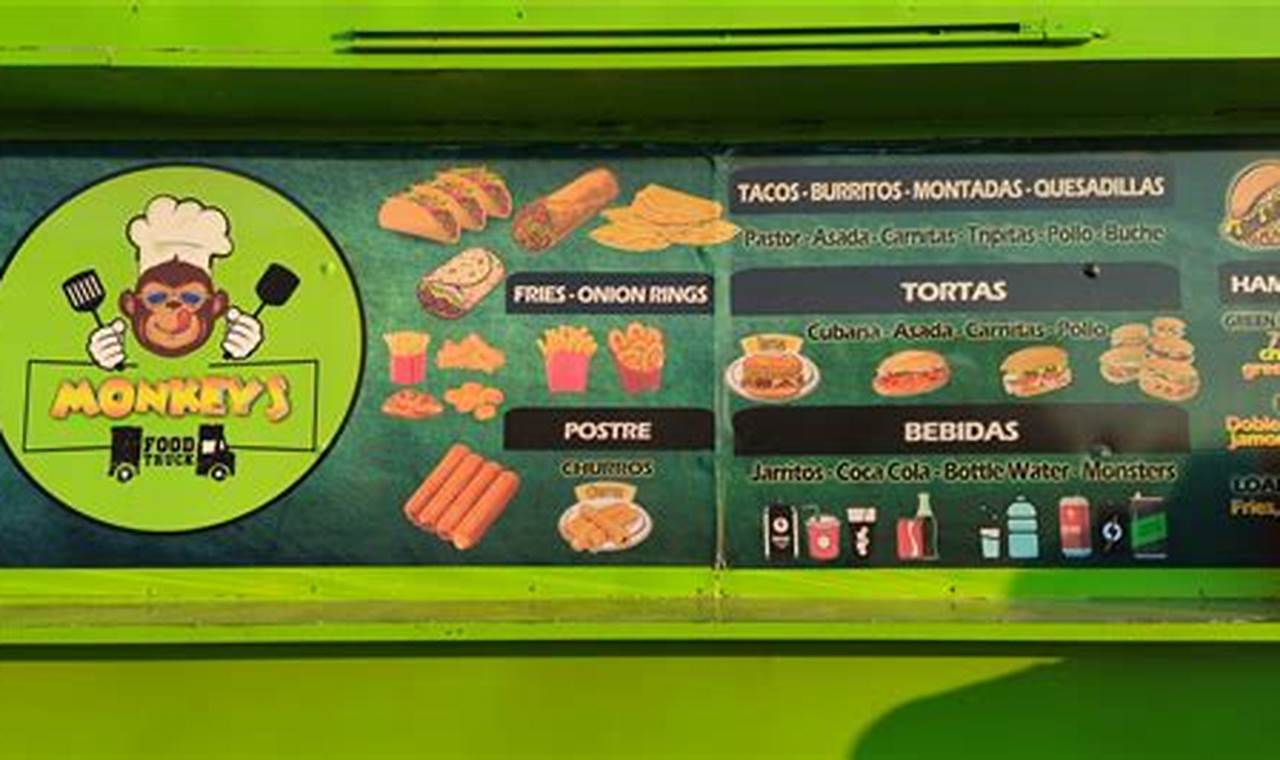 Ape-solutely Delicious: Monkeys Food Truck Menu Treats! World’s Most Delicious Foods: Must-Try Dishes from Every Country Ape-solutely Delicious: Monkeys Food Truck Menu Treats! | World’s Most Delicious Foods: Must-Try Dishes from Every Country