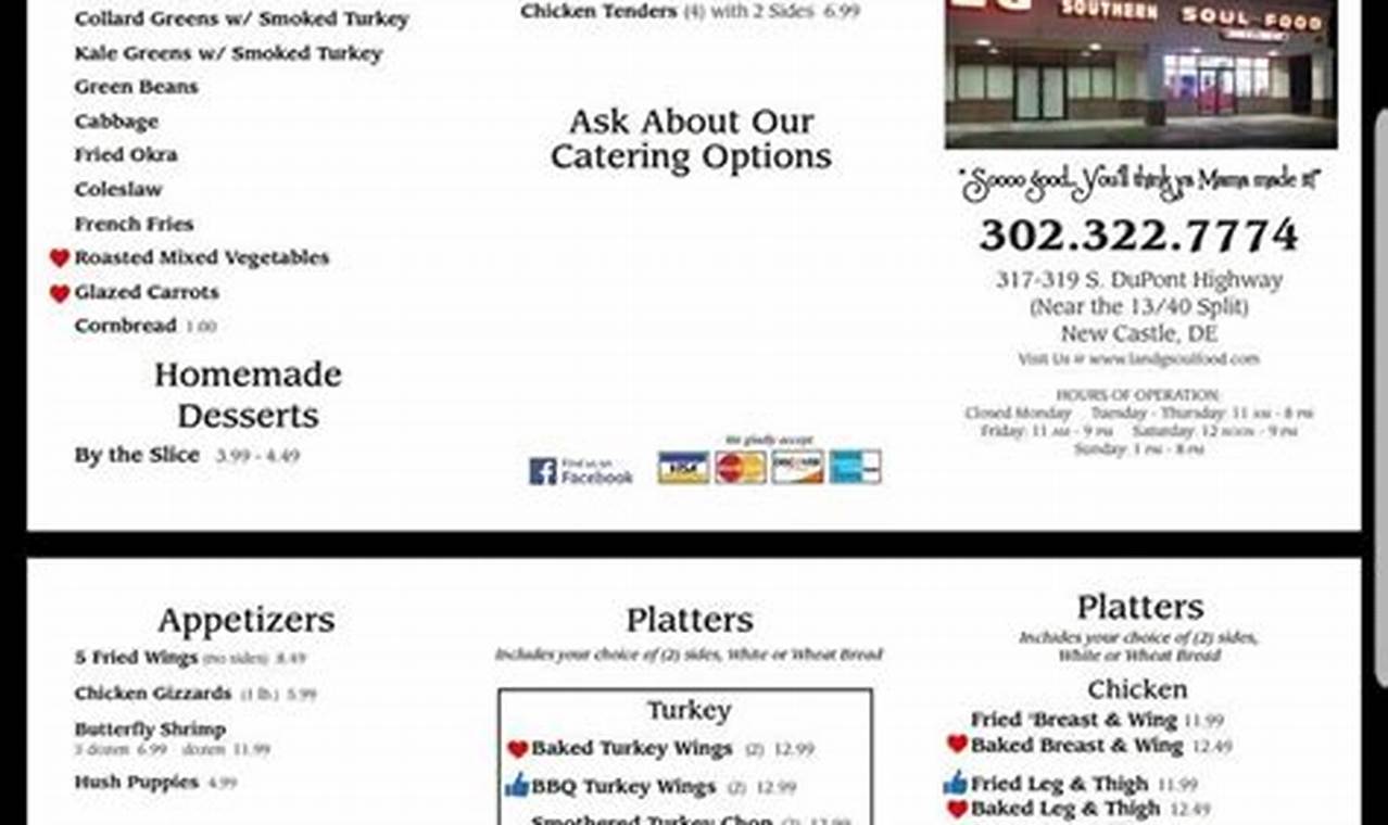 Explore L&G Southern Soul Food Menu: A Taste of Home! World’s Most Delicious Foods: Must-Try Dishes from Every Country Explore L&G Southern Soul Food Menu: A Taste of Home! | World’s Most Delicious Foods: Must-Try Dishes from Every Country