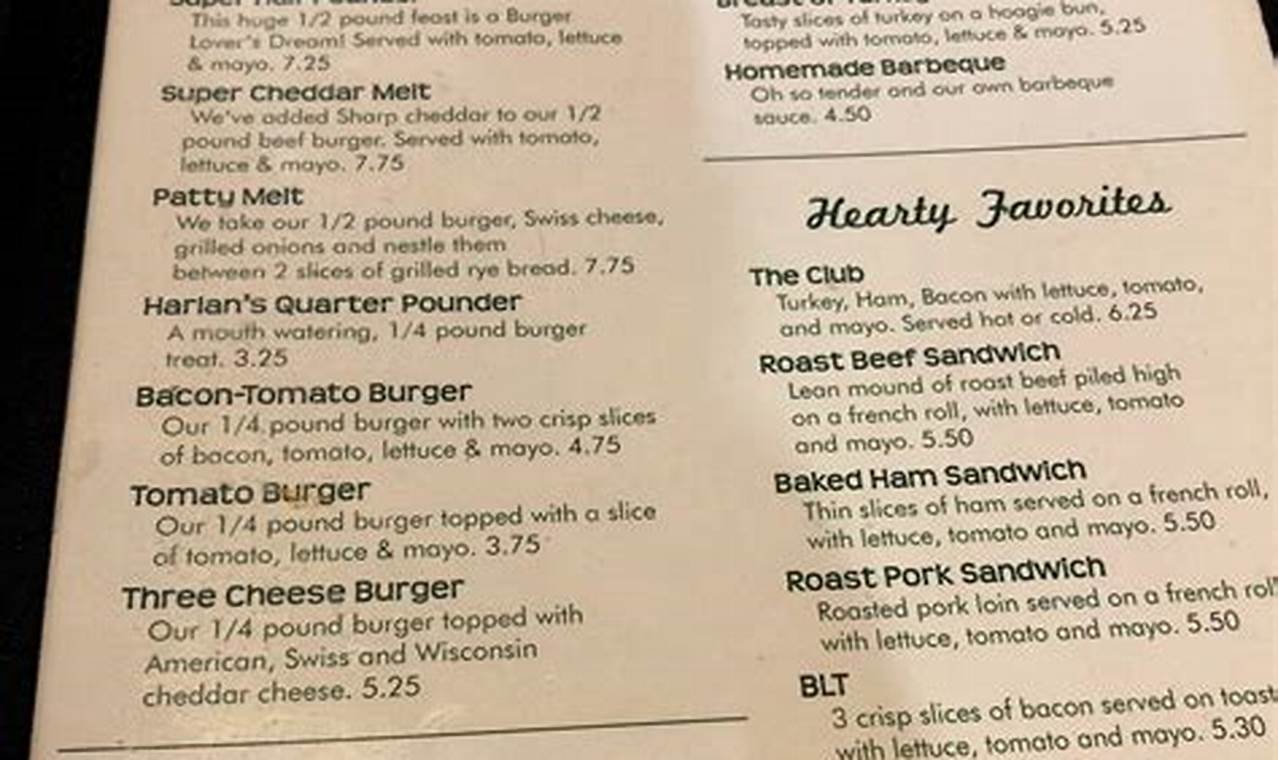 Explore Harlan's Fine Food Menu: A Culinary Delight | World’s Most Delicious Foods: Must-Try Dishes from Every Country