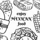 Fun Mexican Food Coloring Pages: Explore Mexico! | World’s Most Delicious Foods: Must-Try Dishes from Every Country