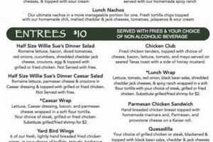 Discover Willie Sue's Food Menu: [Year] Specials & More | World’s Most Delicious Foods: Must-Try Dishes from Every Country