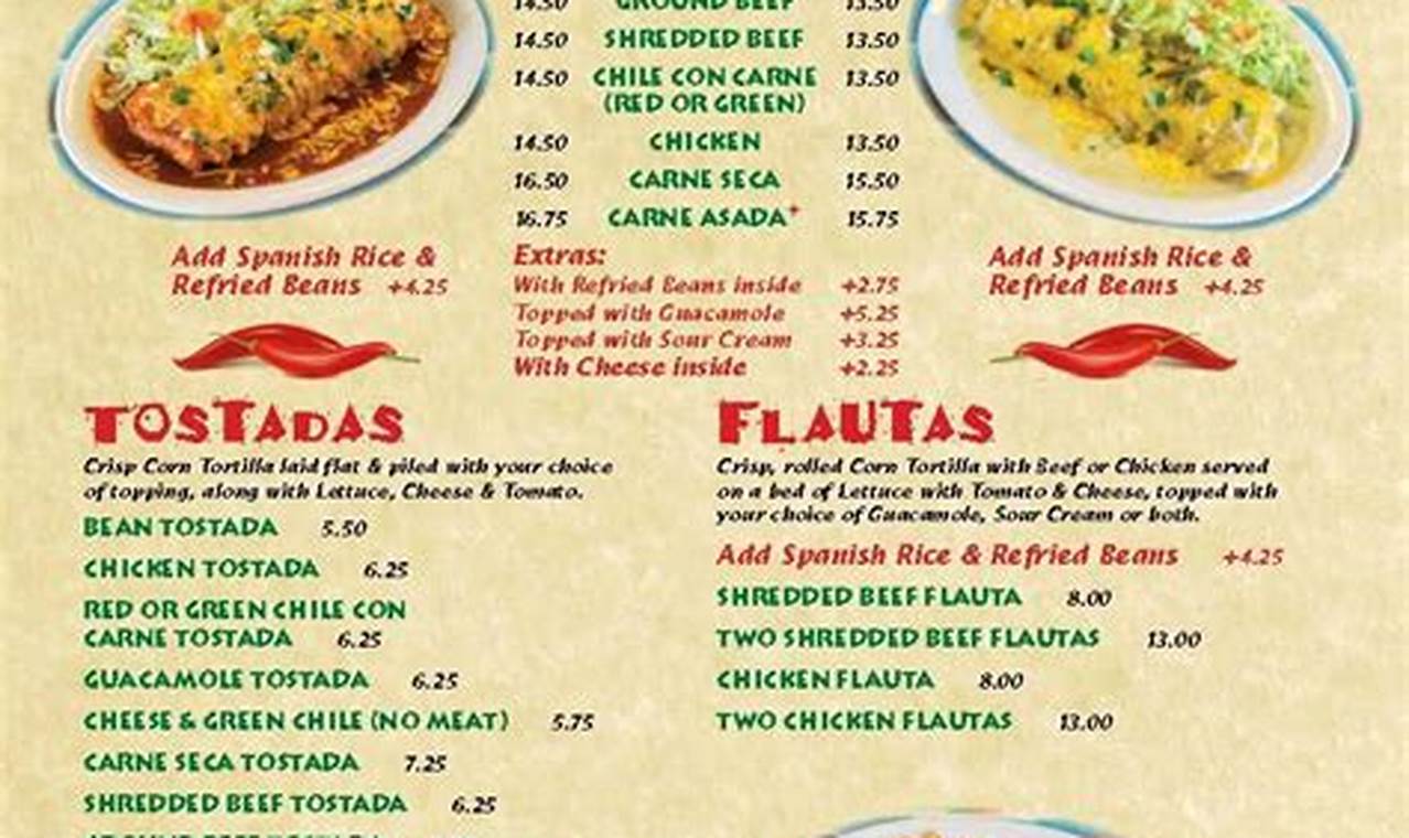 Explore Rosa's Mexican Food Menu: Prices &amp; More! | World’s Most Delicious Foods: Must-Try Dishes from Every Country