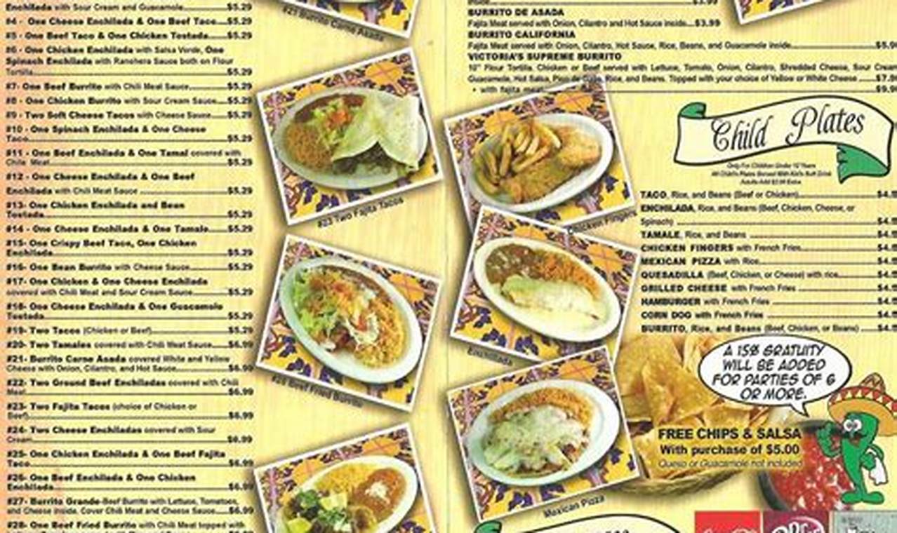 Victoria's Mexican Food Menu: Delicious Dishes to Enjoy | World’s Most Delicious Foods: Must-Try Dishes from Every Country