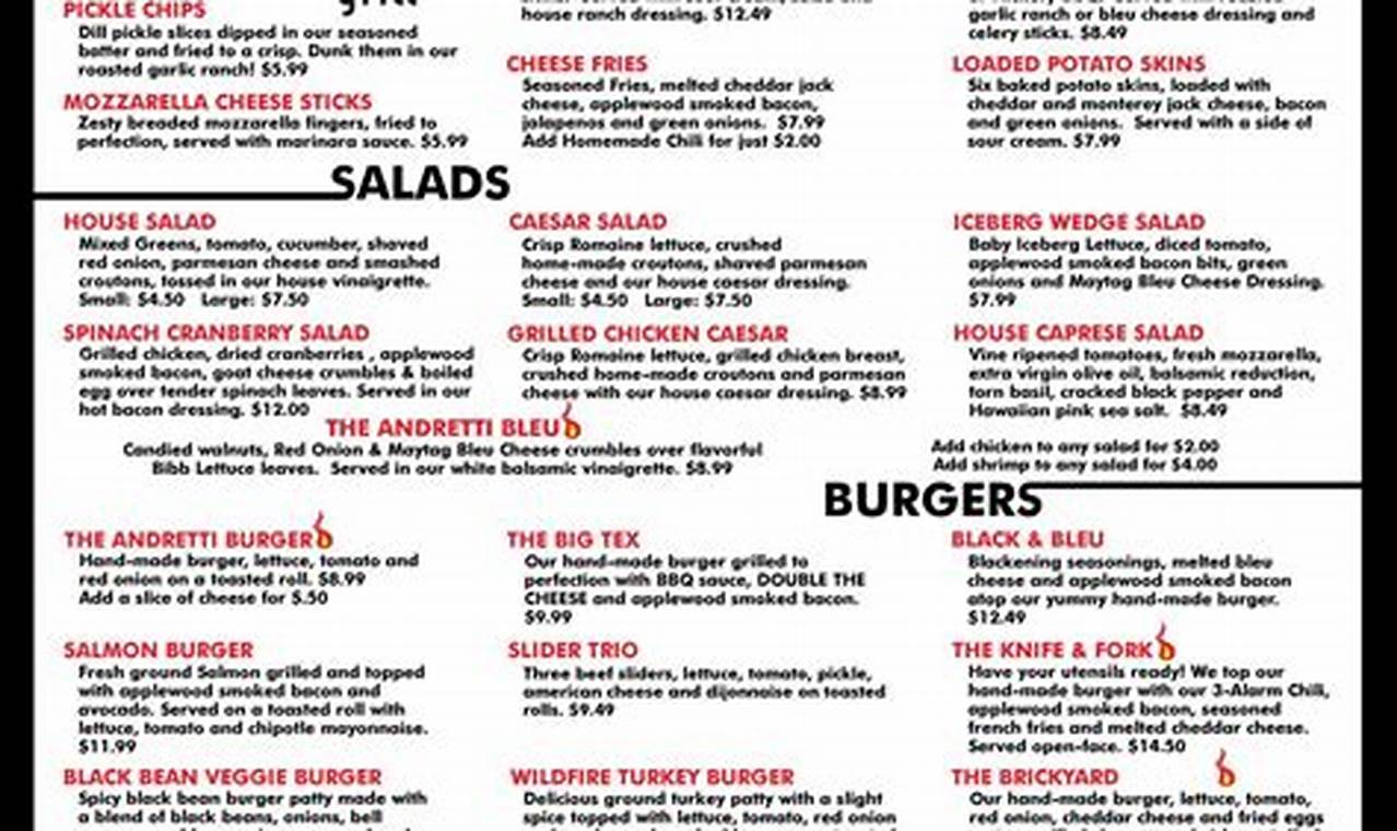 Your Andretti Food Menu Guide: Prices &amp; More! | World’s Most Delicious Foods: Must-Try Dishes from Every Country