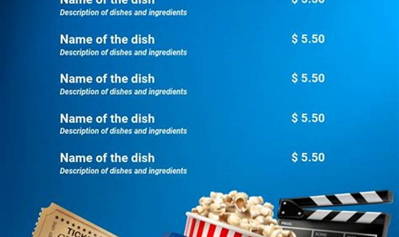 Explore the Celebration Cinema Food Menu: Treats & More! | World’s Most Delicious Foods: Must-Try Dishes from Every Country