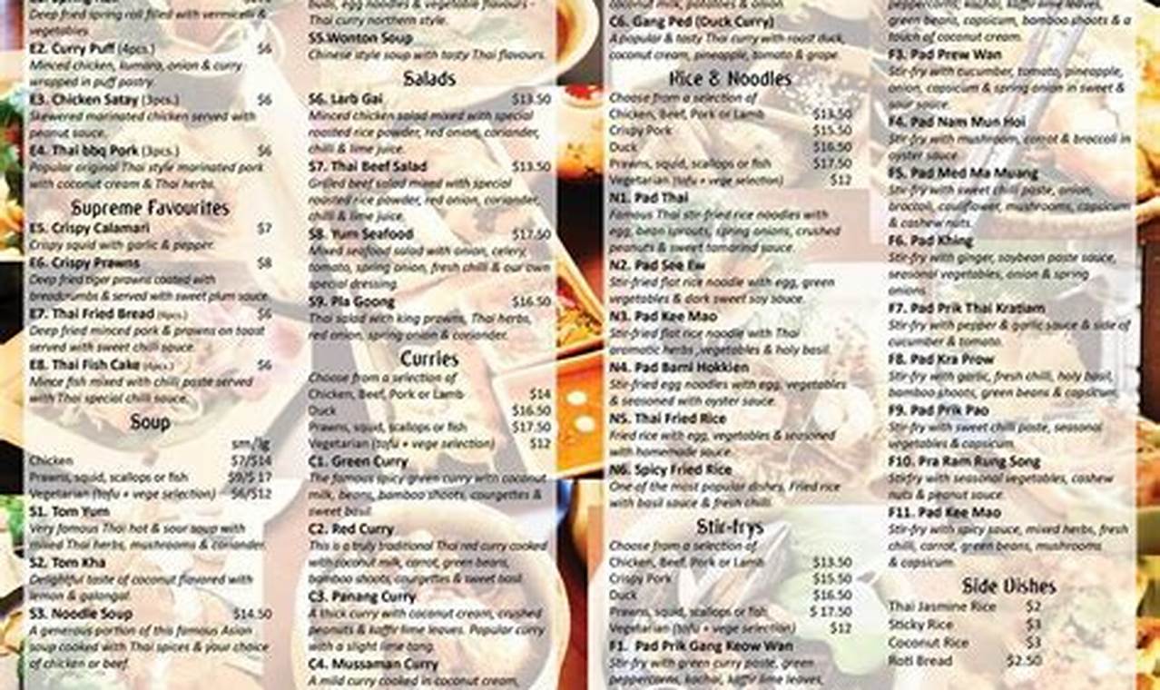 Kai Thai Food Menu: Prices, Dishes & More! | World’s Most Delicious Foods: Must-Try Dishes from Every Country