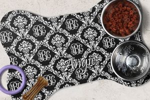 Dog's Personalized Monogrammed Food Mat | Stylish & Clean! | World’s Most Delicious Foods: Must-Try Dishes from Every Country