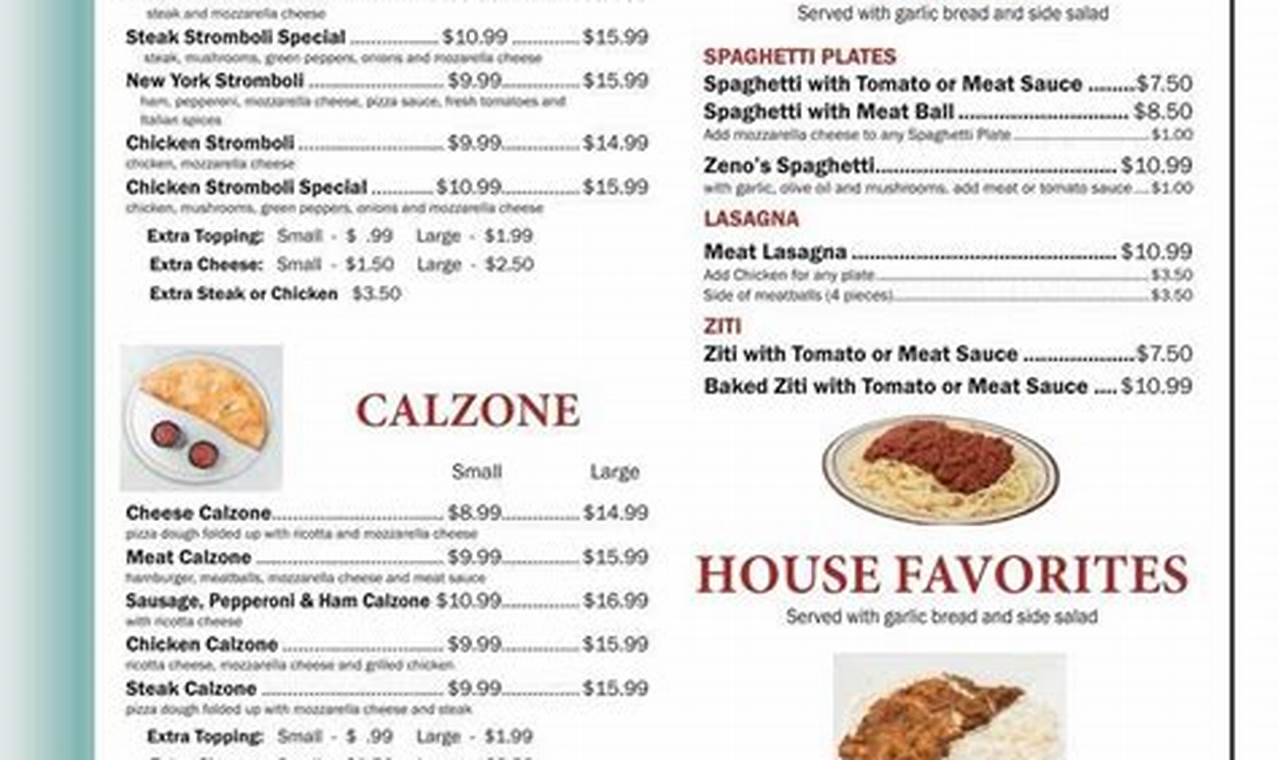 Zeno's Menu: Discover Delicious Food at Zeno's! | World’s Most Delicious Foods: Must-Try Dishes from Every Country