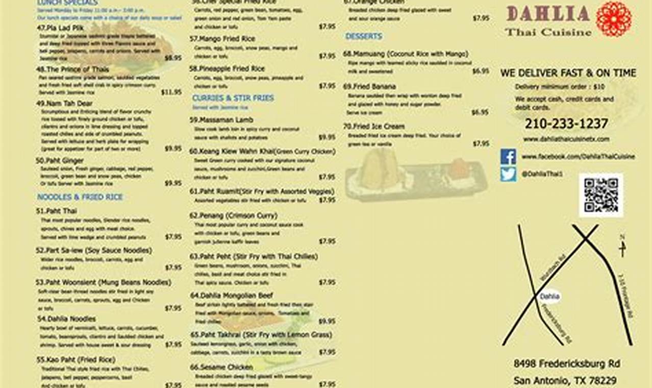 Discover Dahlia Thai Food: A Floral Taste of Thailand | World’s Most Delicious Foods: Must-Try Dishes from Every Country