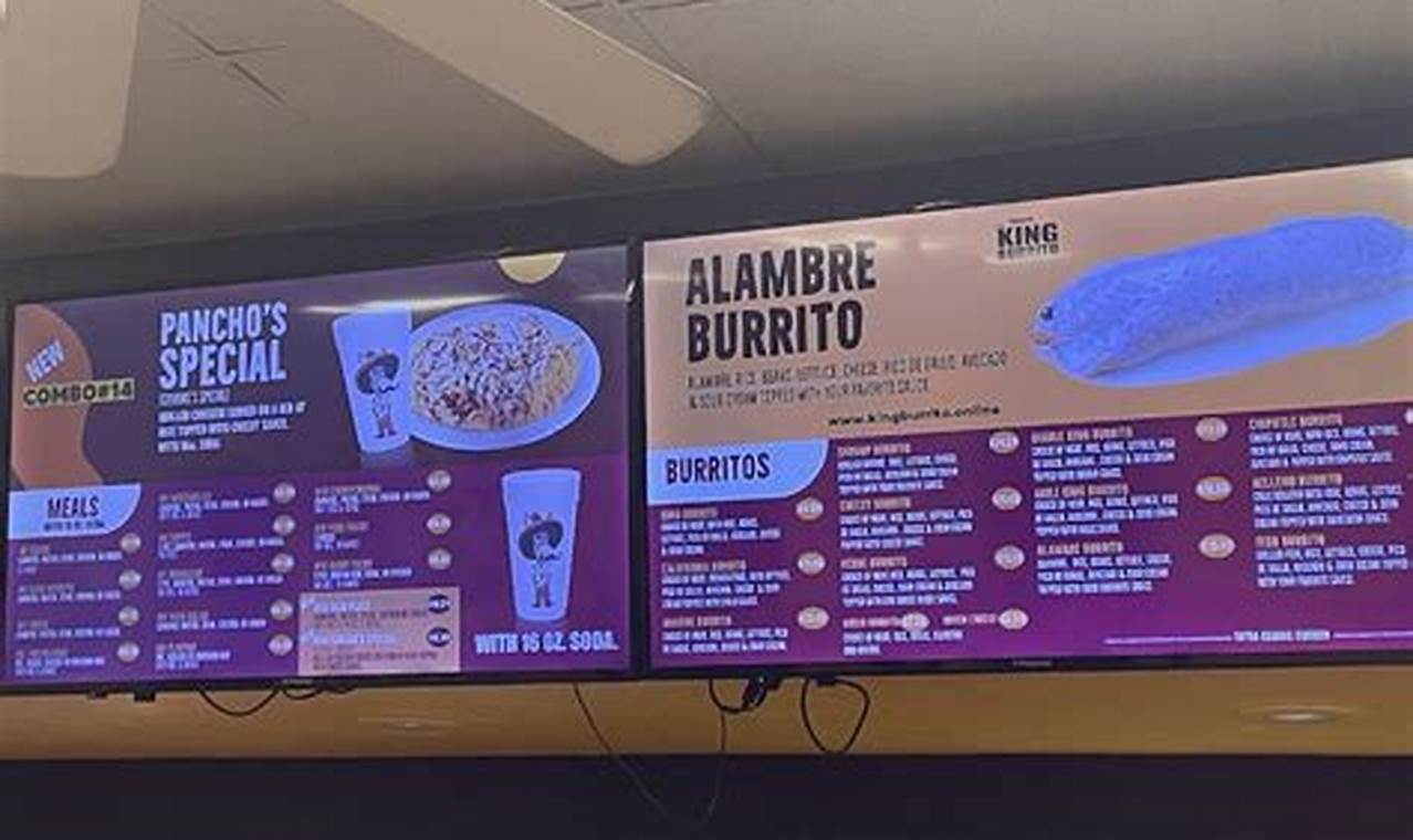 King Burrito Menu: Delicious Mexican Food & More | World’s Most Delicious Foods: Must-Try Dishes from Every Country