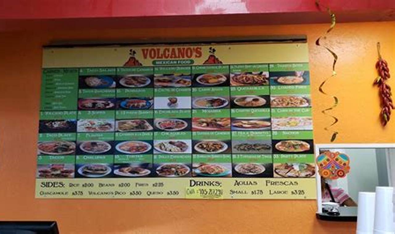 Volcano's Mexican Food: Menu, Prices & More | World’s Most Delicious Foods: Must-Try Dishes from Every Country