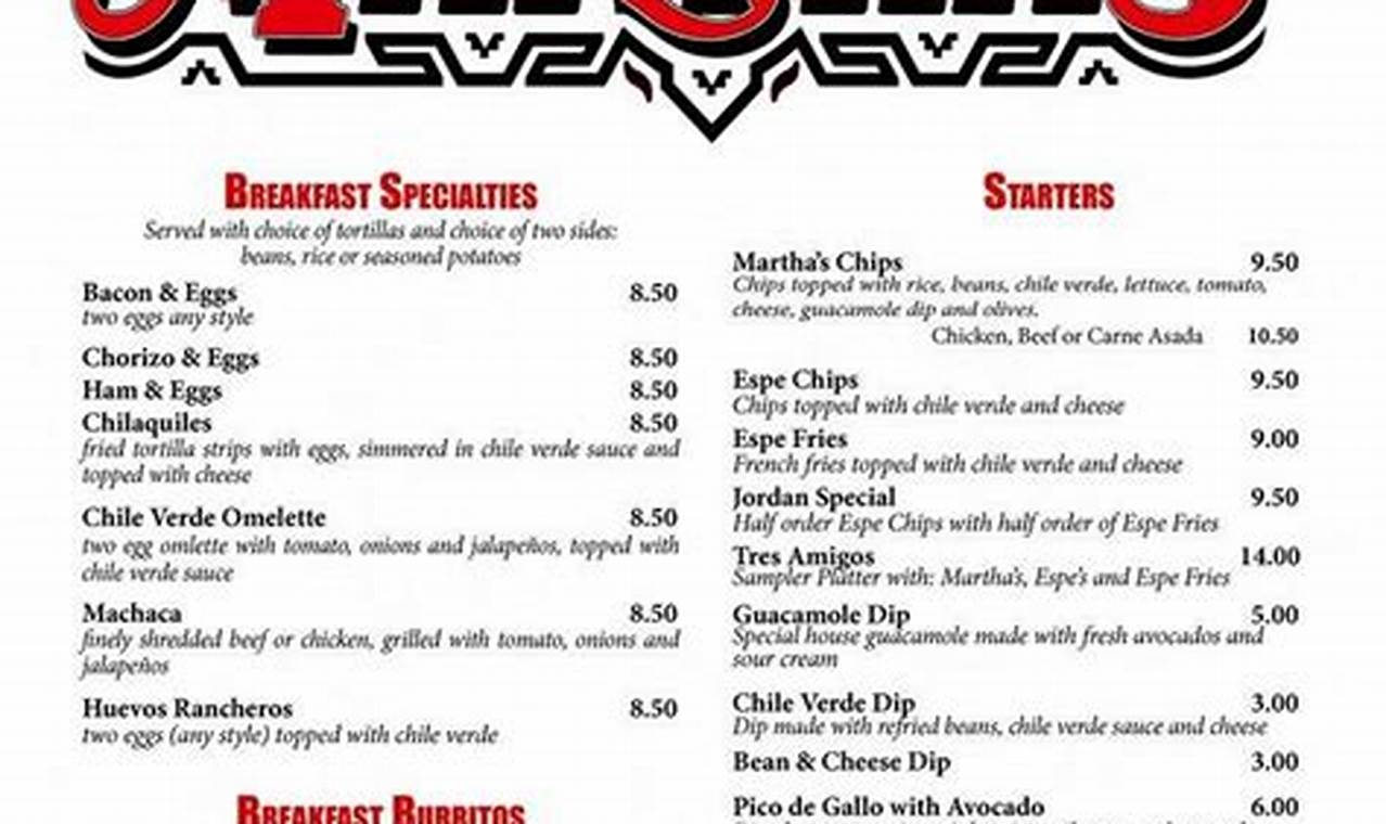 Martha's Mexican Food Menu: Authentic Flavors Await | World’s Most Delicious Foods: Must-Try Dishes from Every Country