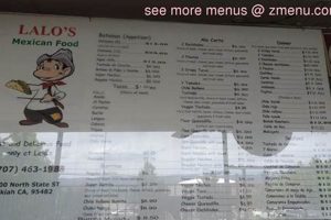 Lalo's Mexican Food Lucerne Menu: Your Guide + Deals! | World’s Most Delicious Foods: Must-Try Dishes from Every Country