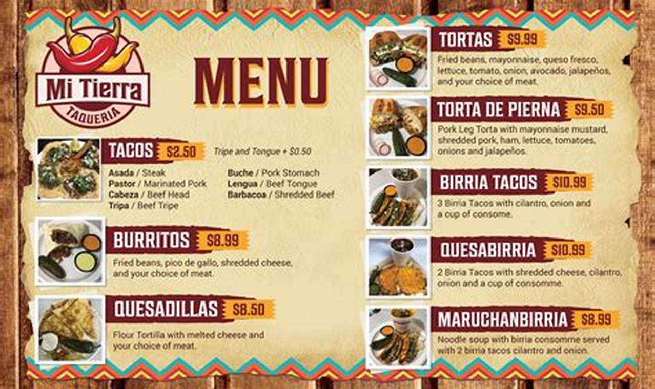 Authentic Mexican Food Truck Menu: Flavors on Wheels! | World’s Most Delicious Foods: Must-Try Dishes from Every Country