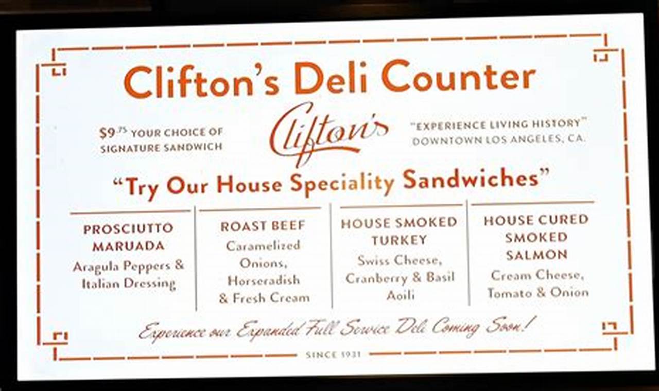 Explore Clifton's Food Menu: Prices, Options & More! World’s Most Delicious Foods: Must-Try Dishes from Every Country Explore Clifton's Food Menu: Prices, Options & More! | World’s Most Delicious Foods: Must-Try Dishes from Every Country