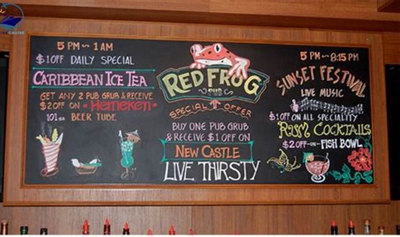 Red Frog Pub Menu 2024: Food, Deals & More! | World’s Most Delicious Foods: Must-Try Dishes from Every Country